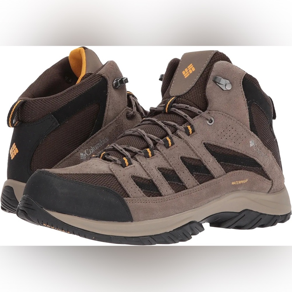 NIB Columbia Crestwood Mid Waterproof Hiking Boots for Men size 13 US